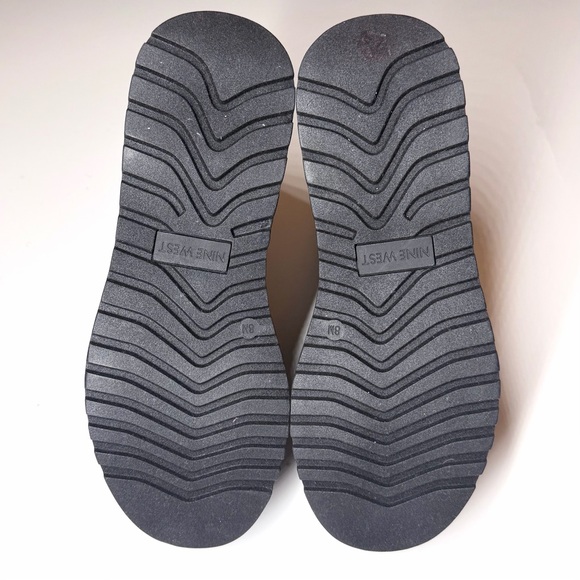 Nine West George Women's Platform Chelsea Black Boots Size- 8 M - Picture 9 of 9